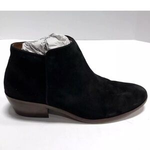 Sam Edelman Black Suede Booties